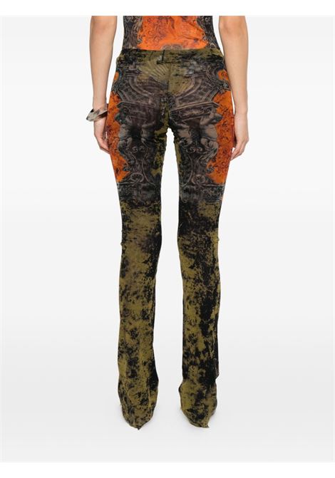 pantaloni mesh printed médaillon donna multicolor JEAN PAUL GAULTIER | 25/03-W-TR016-M006P004115